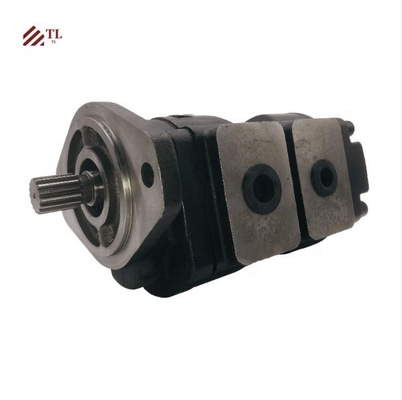 টানেলিং সিভিল কনস্ট্রাকশন JCB 919/71500 3CX 4CX ট্রান্সমিশন পাম্পের জন্য ডুপ্লেক্স গিয়ার পাম্প